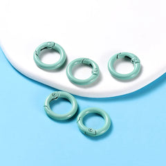 Metal O-Ring Keychain Clasps, 5-Pack Craft Clips