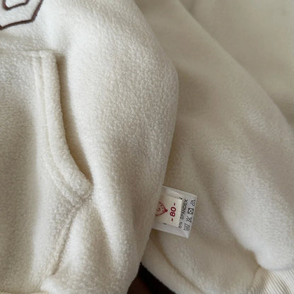 Fur Lining Boys Hoodie Set