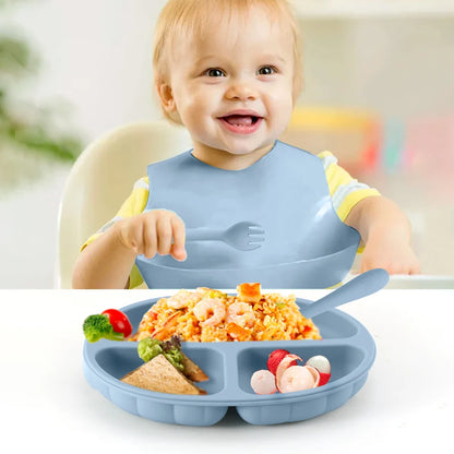 1PCS Baby Silicone Dishes