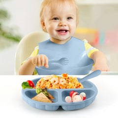 Baby Silicone Bowl, Toddler Training Tableware