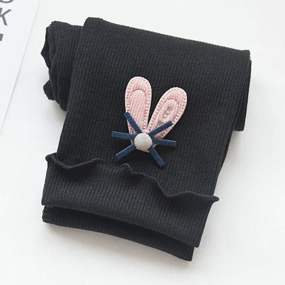 Girls Leggings Cotton Elastic Waist