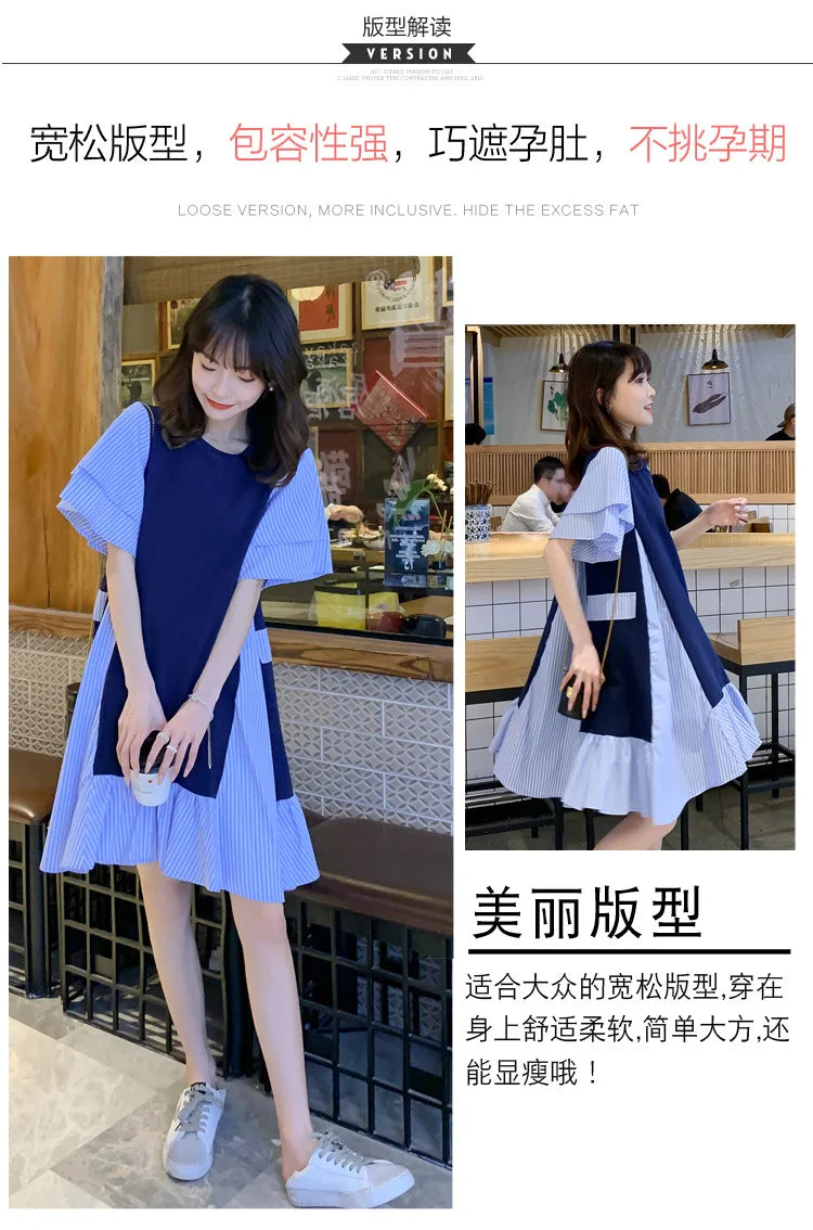 Fashion New Casual Maternity Dress