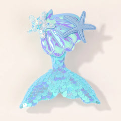 Kids' Mermaid Hair Clip, Glitter Tail Barrette