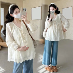 Lace Maternity Shirt