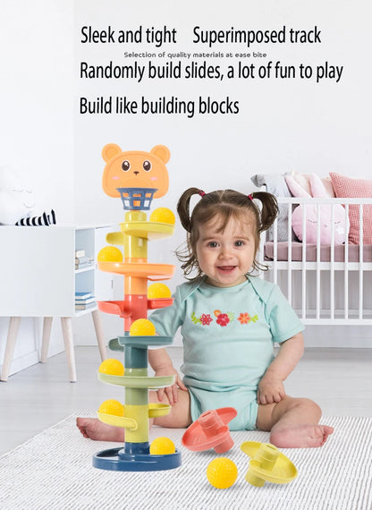 2-7 Layes Track Rolling Ball Pile Toy