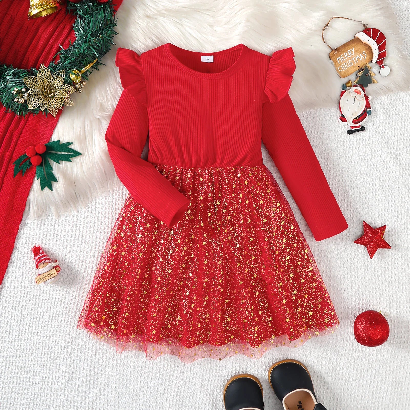 Christmas Sparkling Star Dress