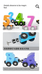Magnetic Digital Train   Children's Educational Toys - PAMU8