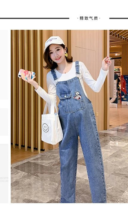 Maternity Jumpsuit Set, Spring and Fall Pregnancy Wear