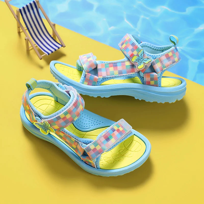 Baby Girls' Pearl Sandals, Non-Slip Toddler Party Shoes