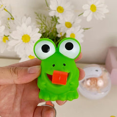 Pinch Frog Dinosaur Sticking Tongue  For Kids - PAMU8
