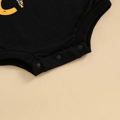Letter Print Crewneck Jumpsuit