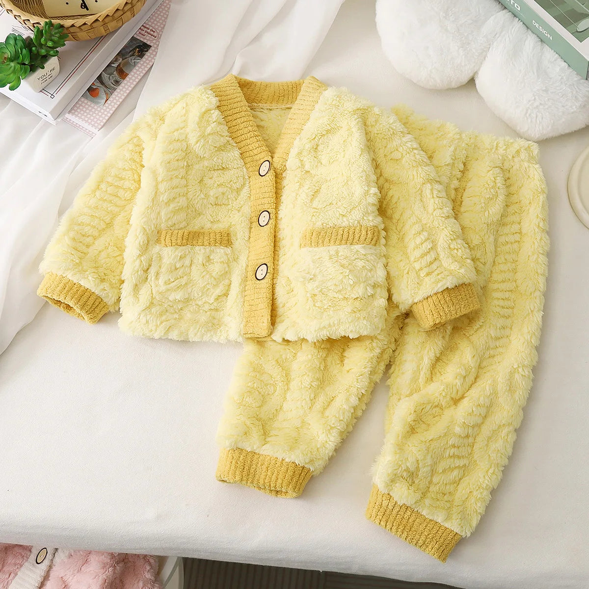 Warm Flannel Children's Pajamas