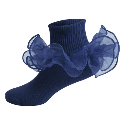 Baby Lace Ruffles Girls Ankle Socks