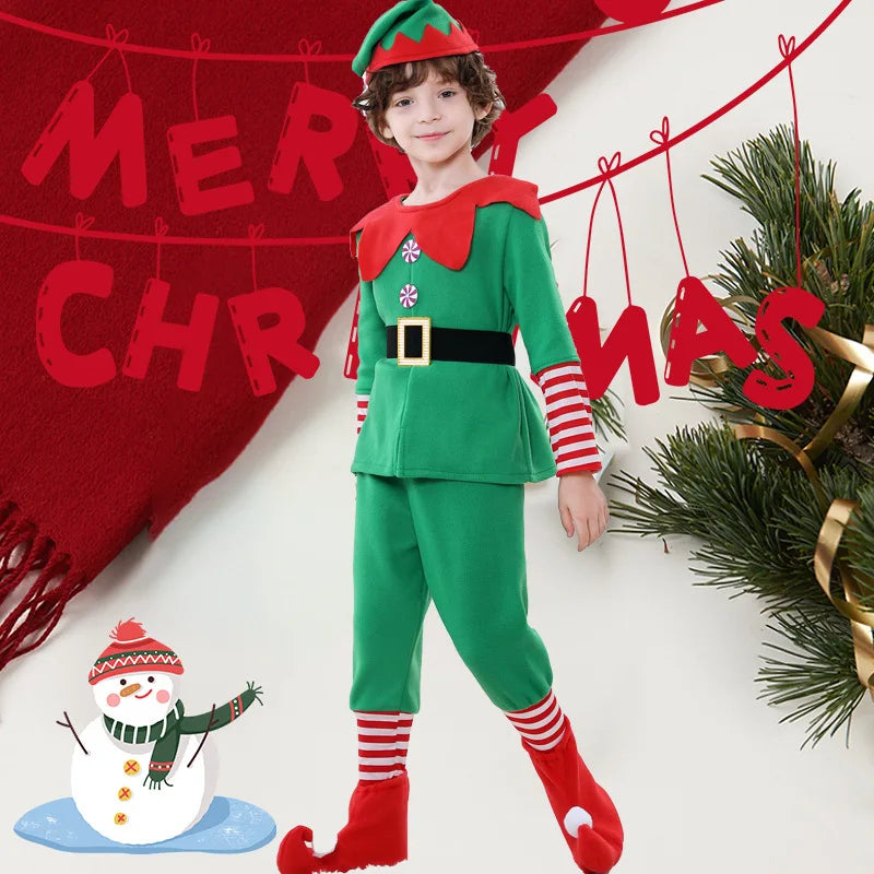 Christmas Kids Santa Costume