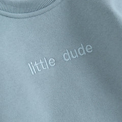 Baby Boys' Letter Embroidery Bodysuit, Fall Sweatshirt