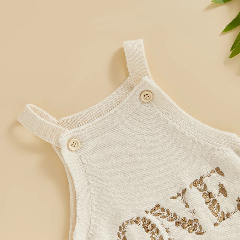 Baby Suspender Knit Pants