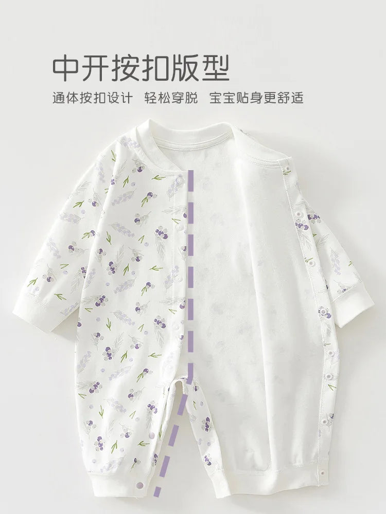 Long Sleeve Infant Cotton Romper