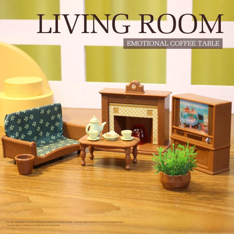 Miniature Furniture Doll Toys Set