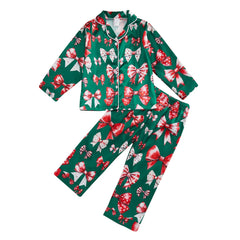 Girls Christmas Pajamas Set