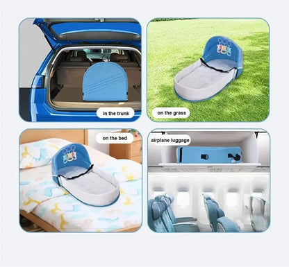 Folding Crib Travel for Newborn