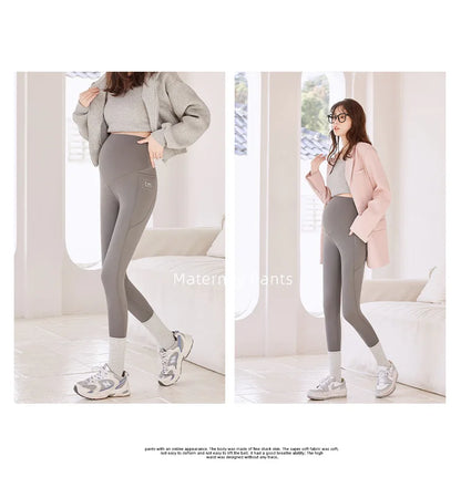 Pregnant Woman Adjustable Leggings