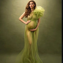 Black Pregnancy Gown