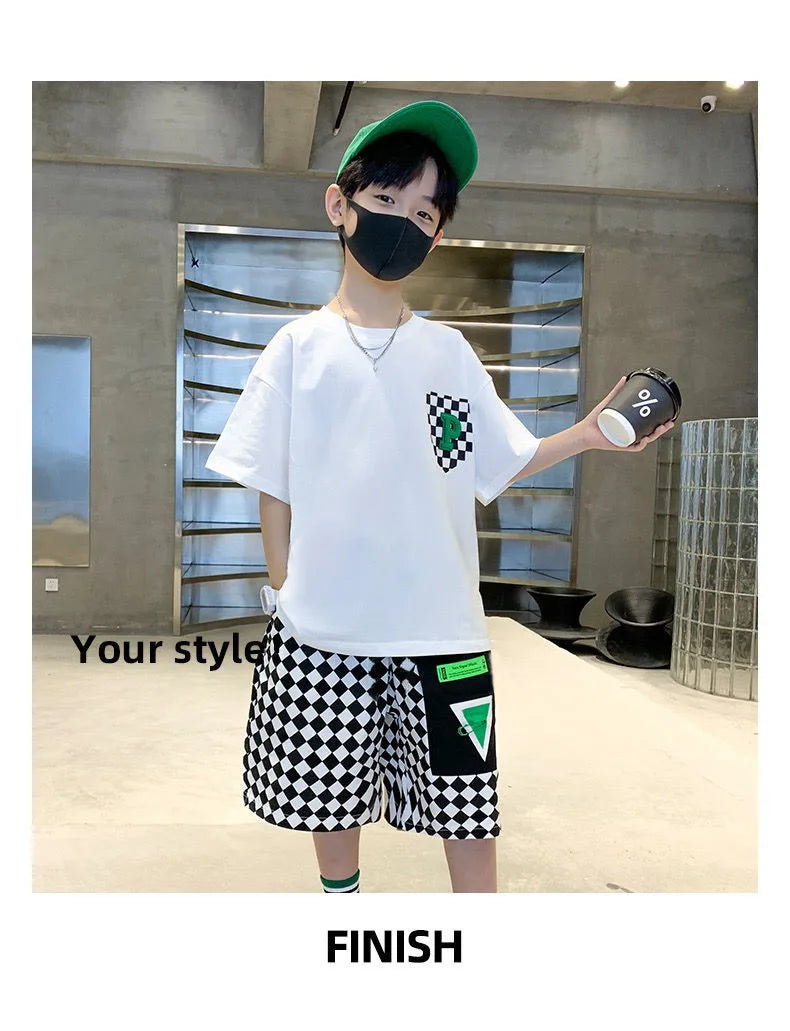 Summer Boys Fashion Outfit Set