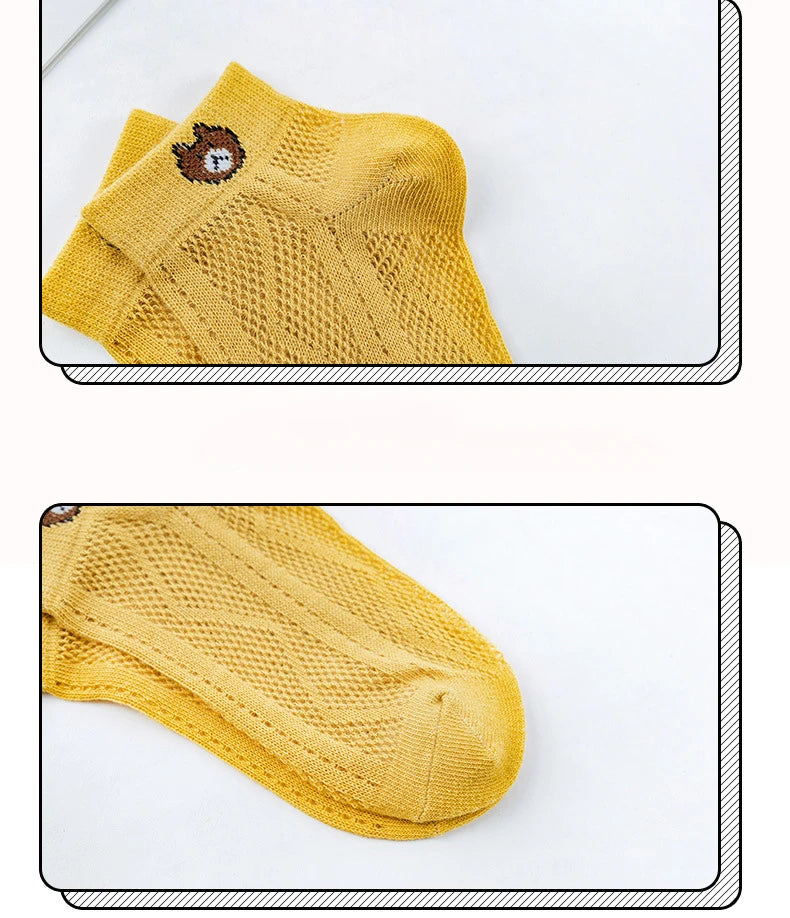 Baby Soft Cotton  Breathable  Mesh Socks - PAMU8