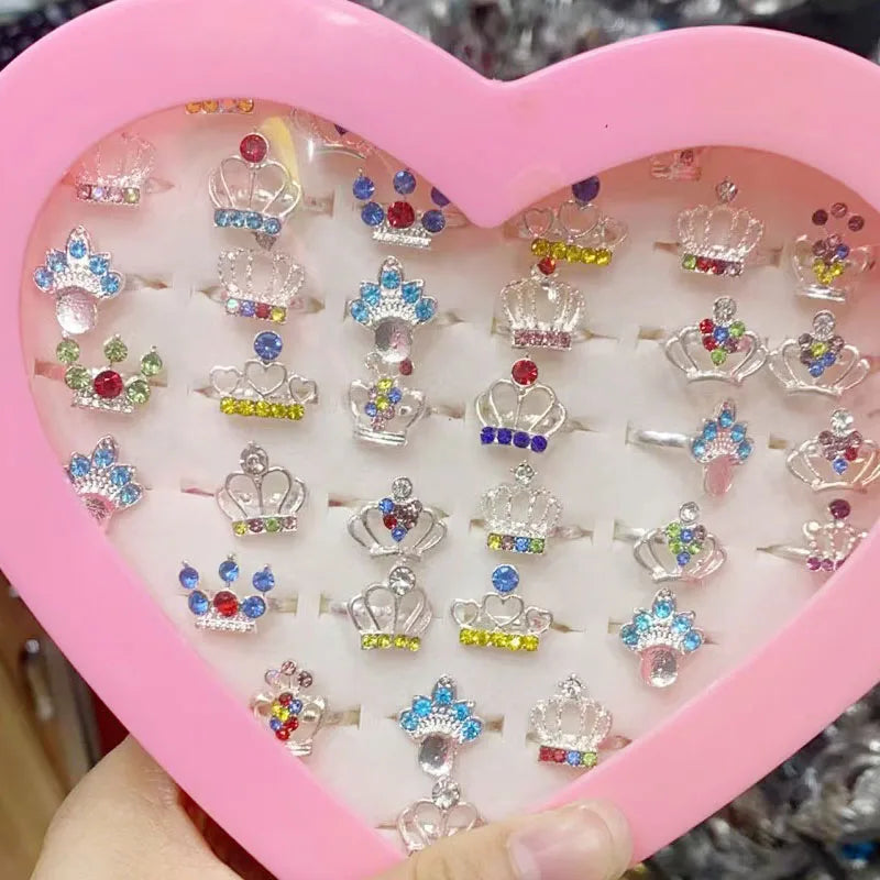 Cute Cartoon Kids Rings Set for Girls | PAMU8