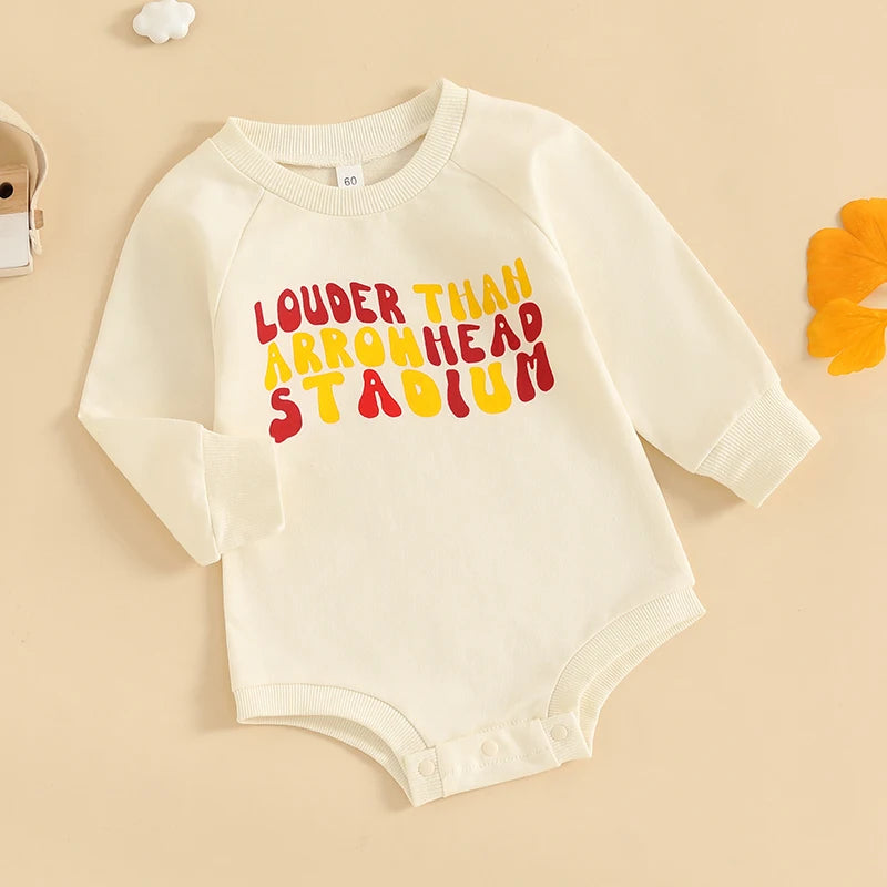 Letter Print Crewneck Jumpsuit