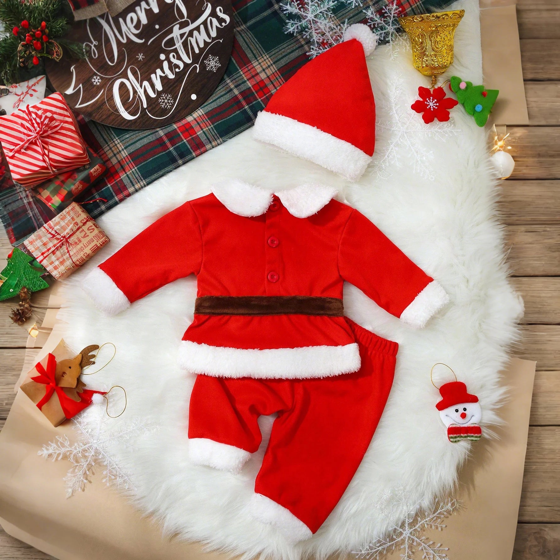 Newborn Christmas Photo Outfit