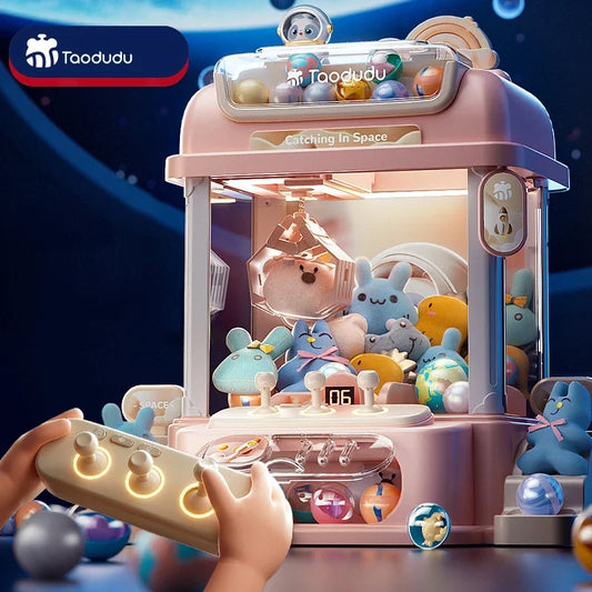 Tabletop claw machine toy for kids with selectable size and color options