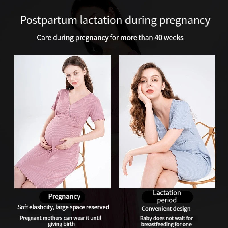 Maternity Sleepwear Dress
