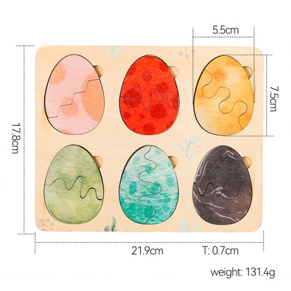 Wooden Animal Puzzles Baby Toys