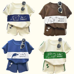 Kids Striped T-Shirt Shorts