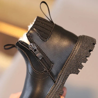 Boys Girls Casual Ankle Boots
