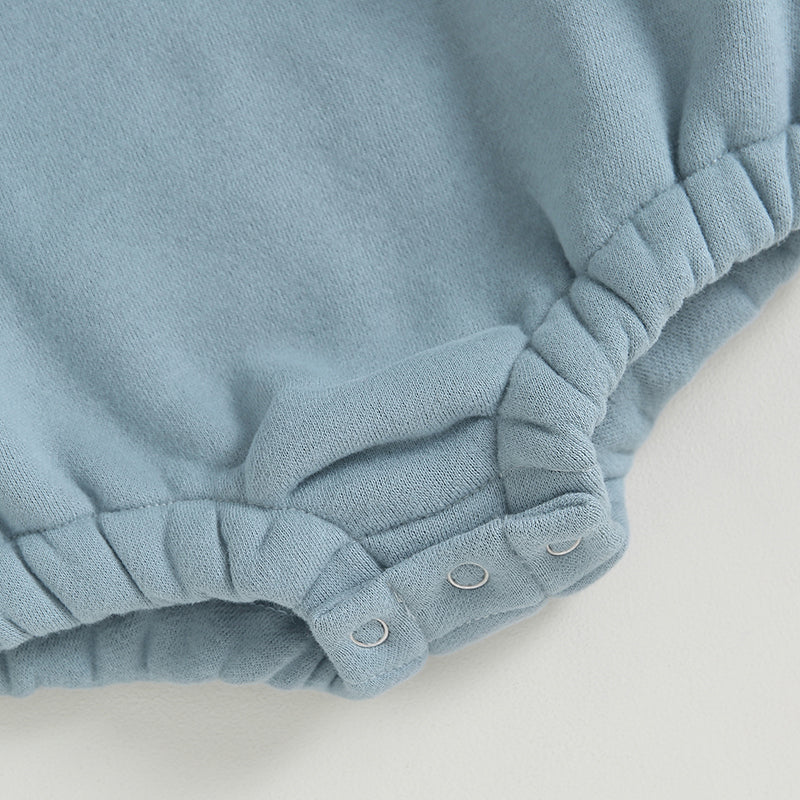 Baby Boys' Letter Embroidery Bodysuit, Fall Sweatshirt