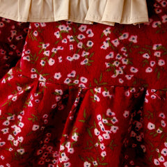 Long Sleeve Printed Princess Dress