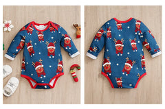 Christmas Reindeer Print Jumpsuit