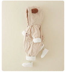 Cozy Winter Baby Romper Set
