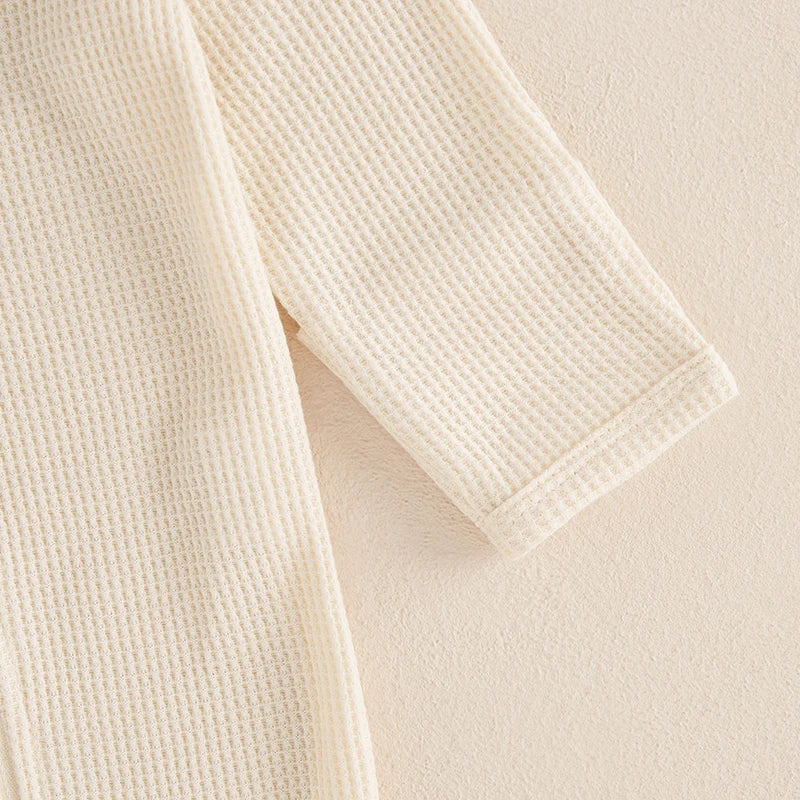 Waffle Knit Baby Jumpsuit