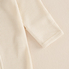 Waffle Knit Baby Jumpsuit