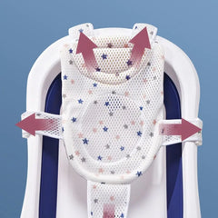 Cross-Shaped Anti-slip Baby Bath Net Mat That Frees Your Both Hands