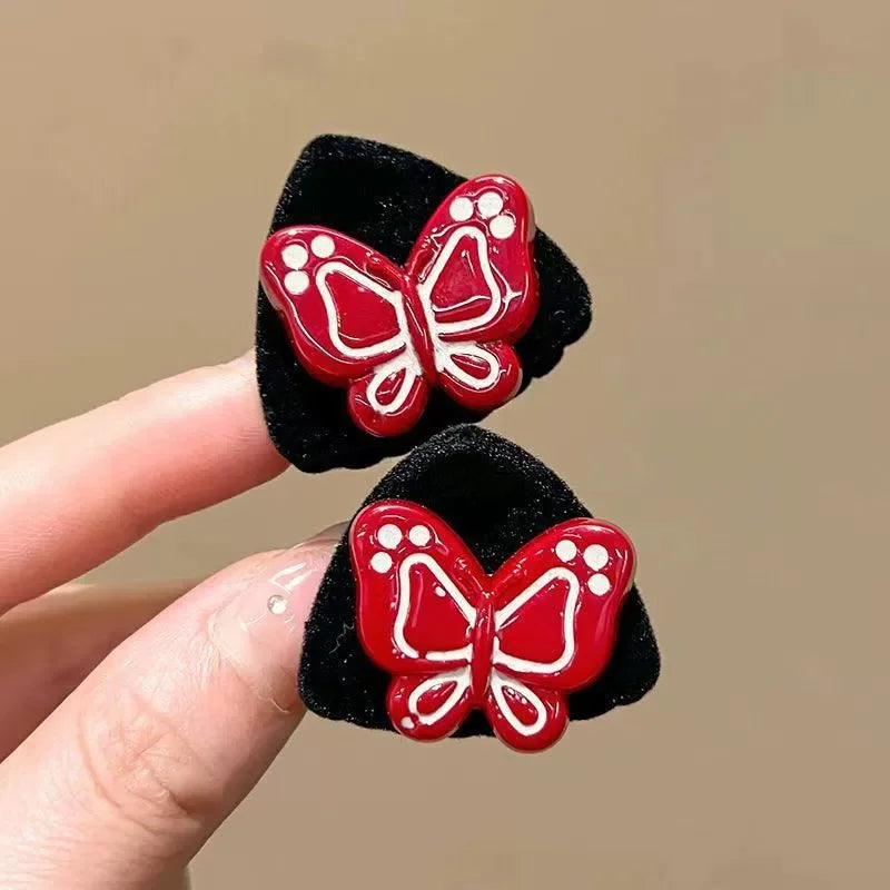 Heart-Shaped Star Hair Clips