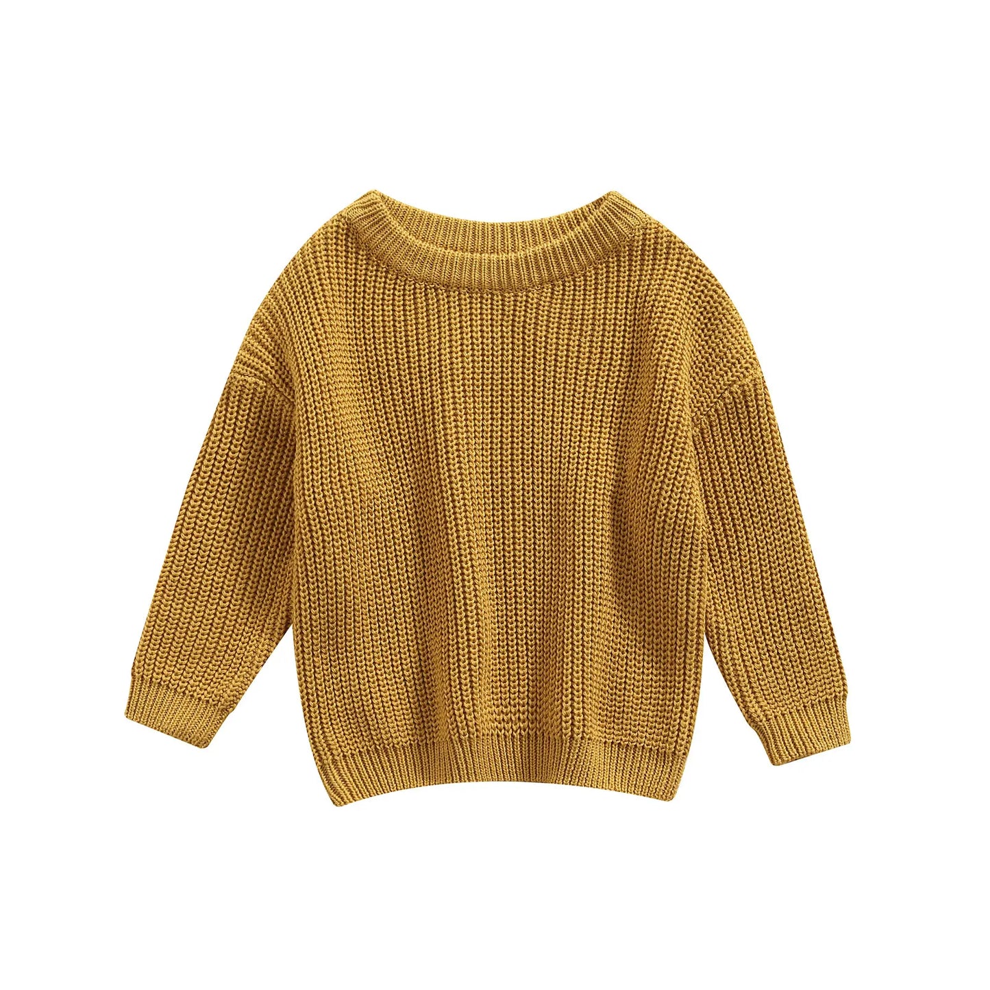 Newborn Knitwear Long Sleeve Cotton Pullover Tops - PAMU8
