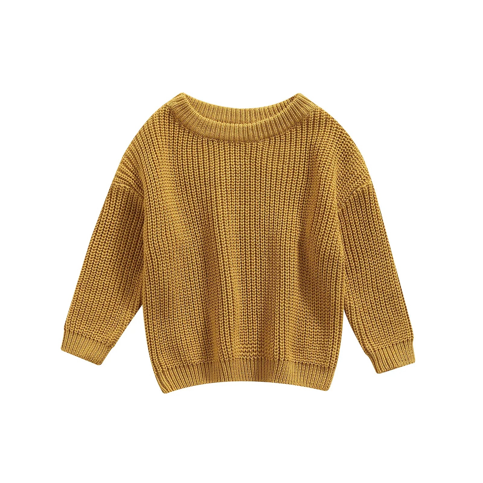 Newborn Knitwear Long Sleeve Cotton Pullover Tops - PAMU8
