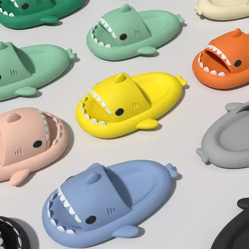 Kids' Shark Flip Flops, Non-Slip EVA Pool Sandals