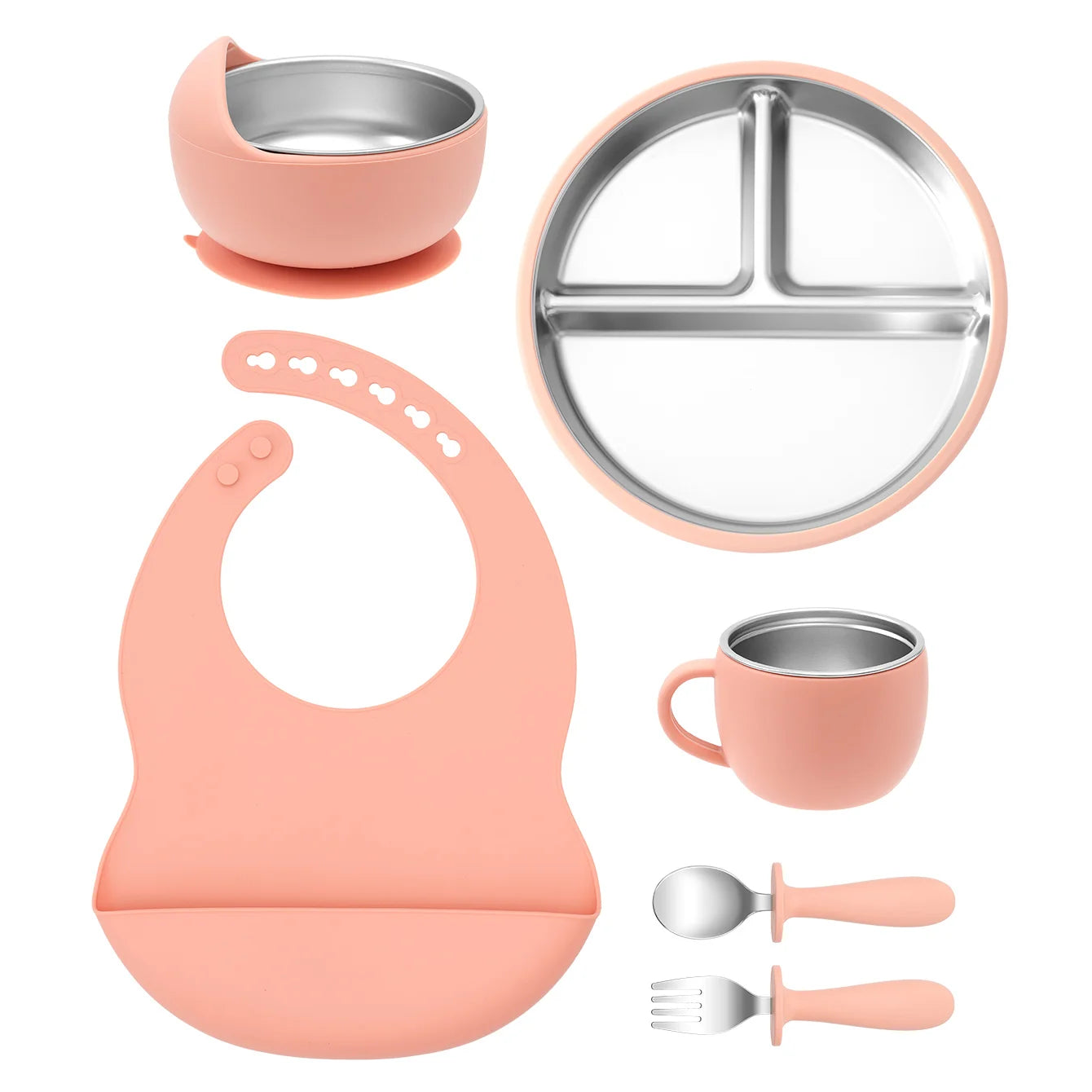 6PCS Detachable Dishes Set