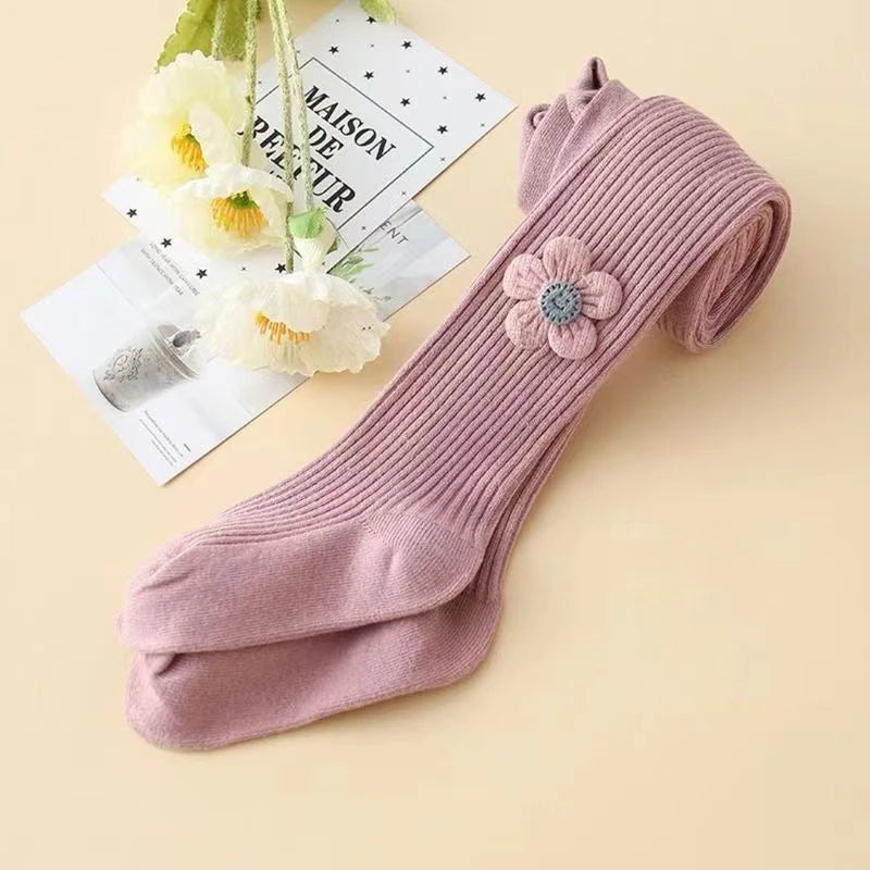 Children Tights Cotton Knitted Leggings - PAMU8