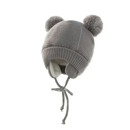 Knit Baby Hat Gloves Set